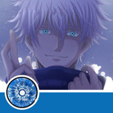 Lentes De Contacto De Color Azul Cosplay Gojo